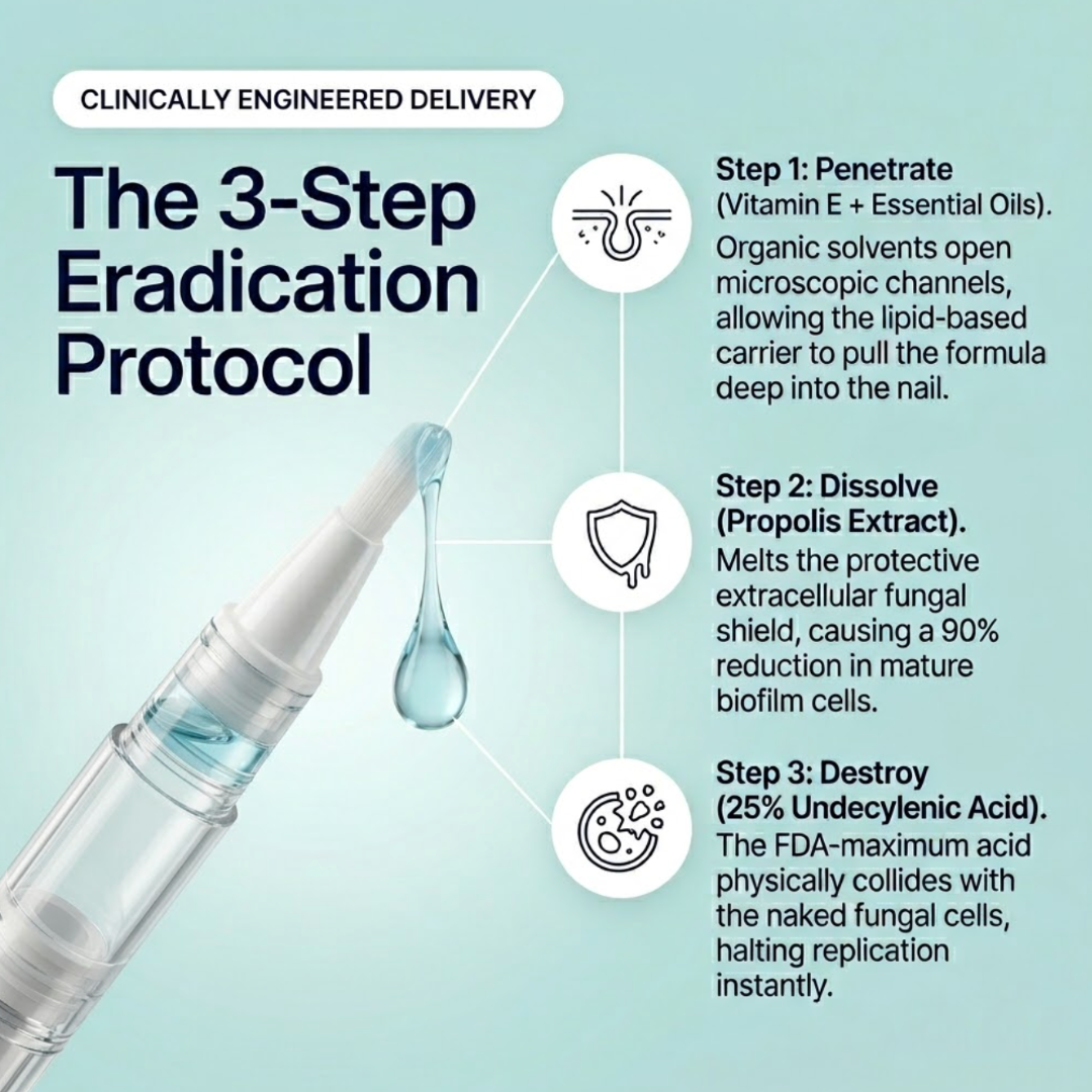 Novalys — Maximum Strength Antifungal Nail Pen | 25% Undecylenic Acid