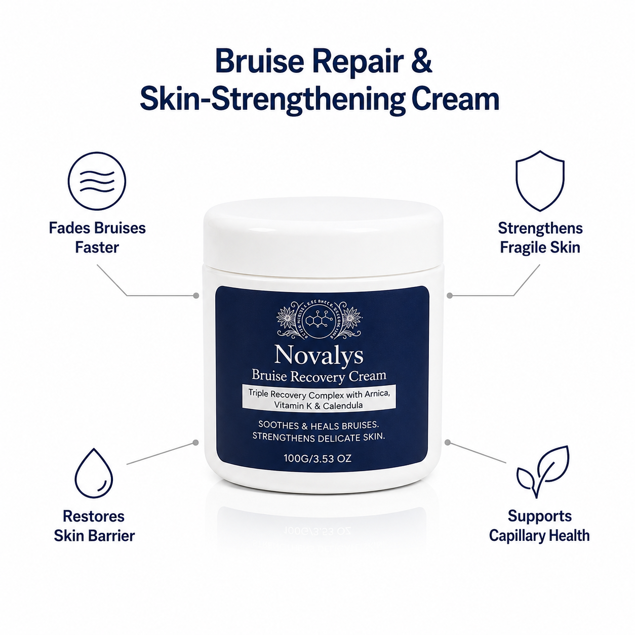Novalys™ Bruise Repair & Skin — Strengthening Cream