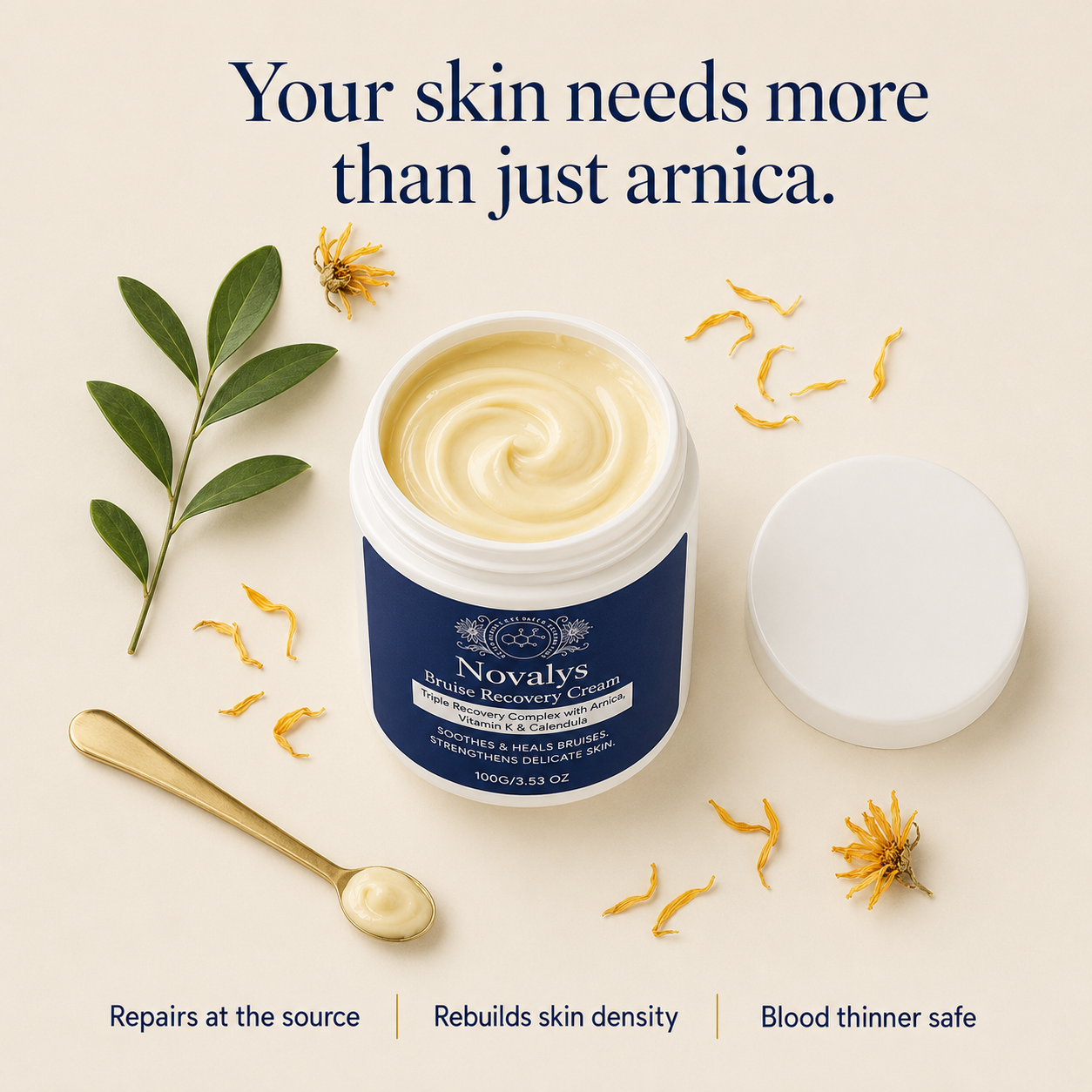 Novalys™ Bruise Repair & Skin — Strengthening Cream